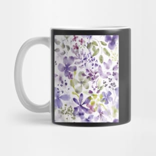 Flower space in violet Mug